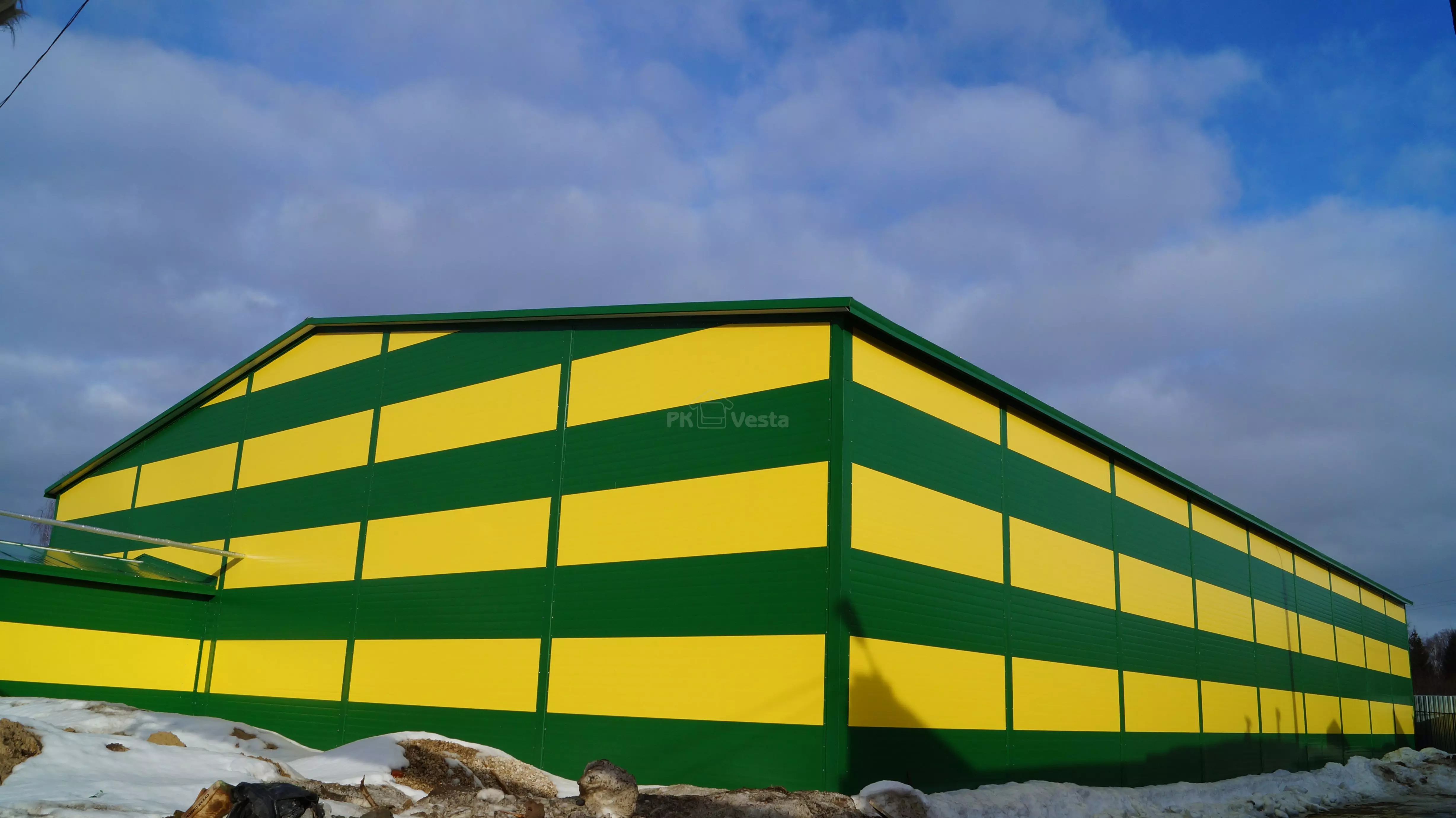 PK VESTA announces the completion of the assembly of pre-engineered vegetable processing center and warehouse 29W x 50L x 7.1H in Tula, Russia