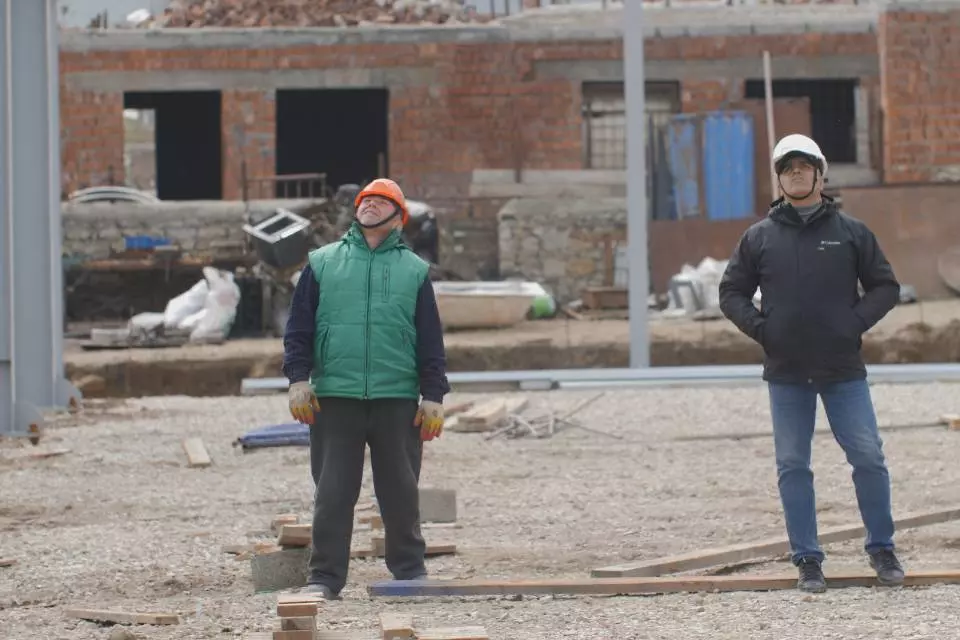 PK Vesta plant announces the assembly of the pre-fabricated shopping center 30W x 60L x 6H in Makhachkala, Russia