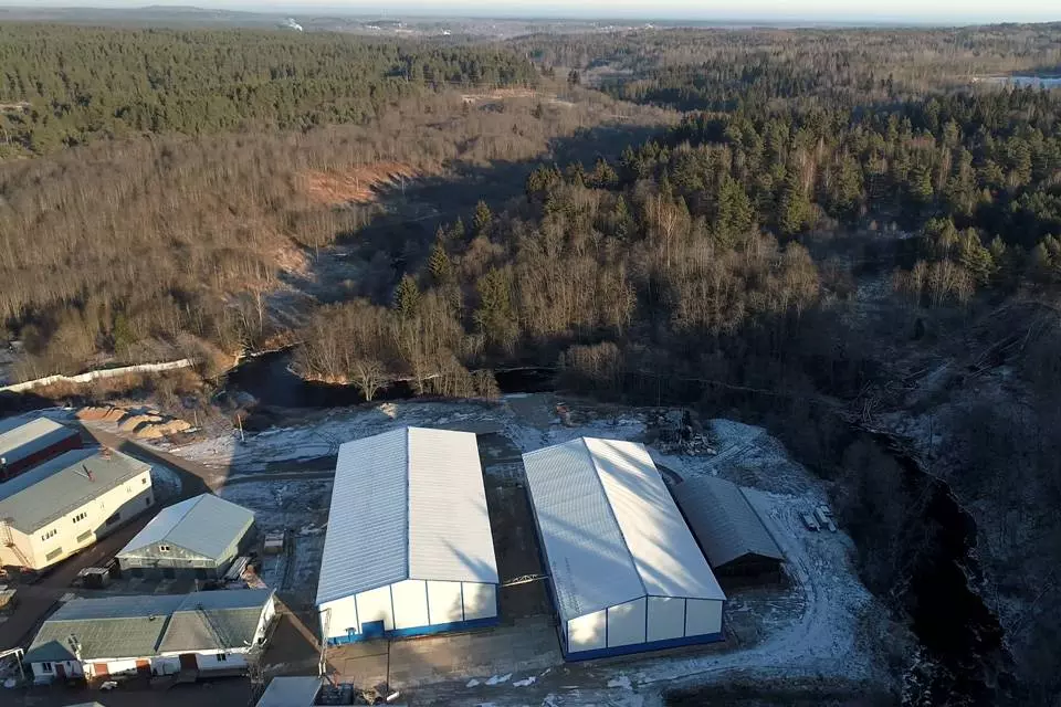 PK Vesta plant announces the completion of the 24x60x6 prefabricated steel warehouse from LSGF in Okulovka village, Russia
