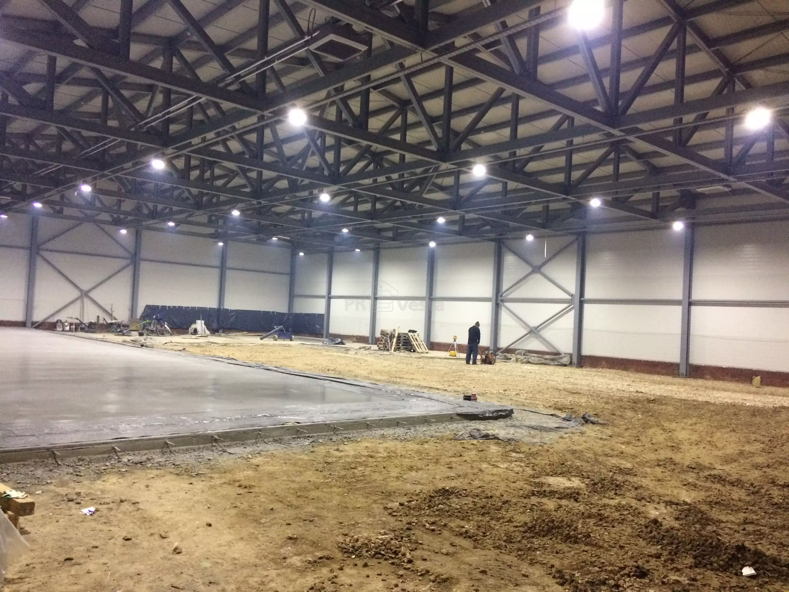 PK VESTA announces the completion of the assembly of pre-engineered vegetable processing center and warehouse 29W x 50L x 7.1H in Tula, Russia