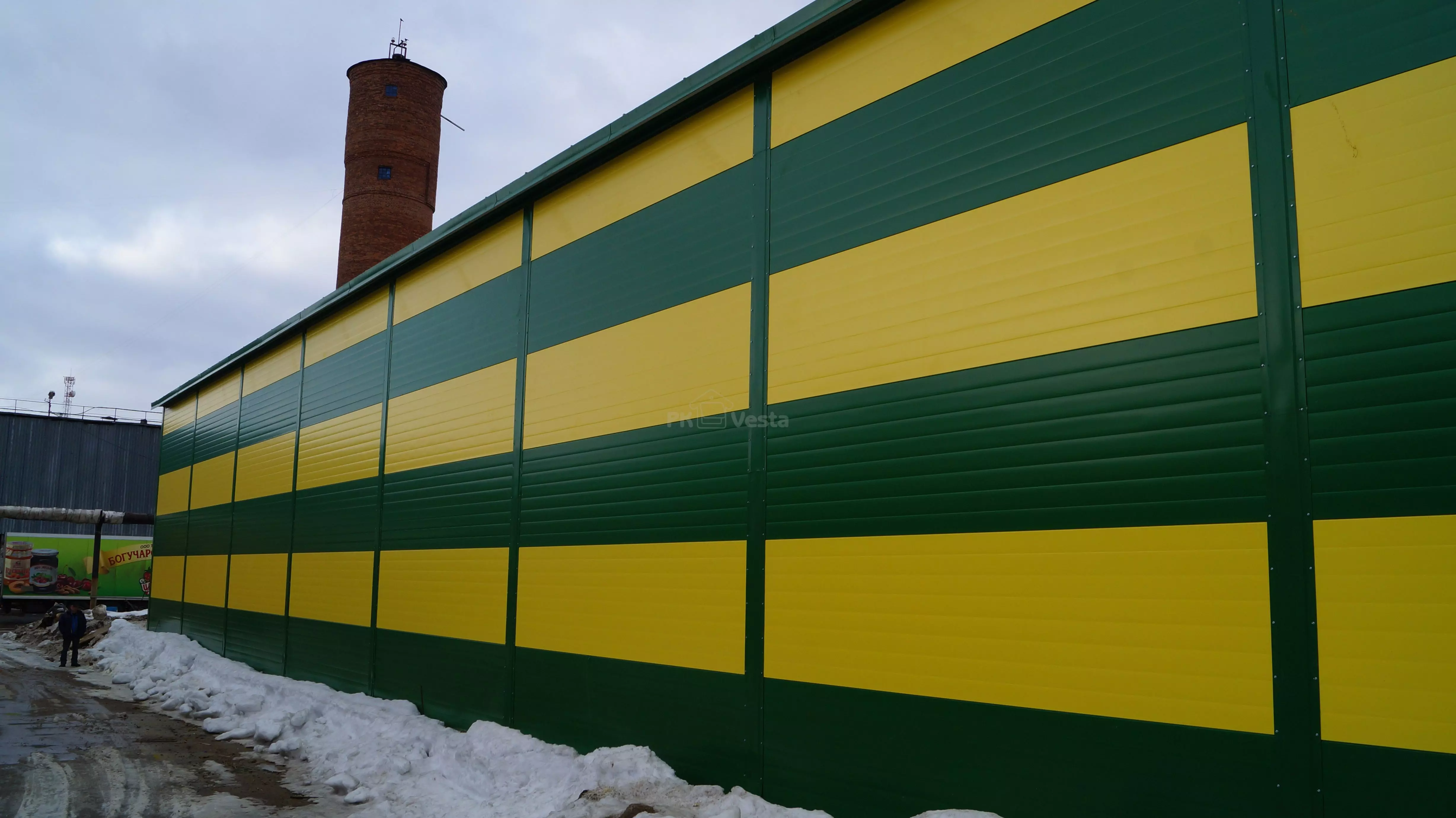 PK VESTA announces the completion of the assembly of pre-engineered vegetable processing center and warehouse 29W x 50L x 7.1H in Tula, Russia