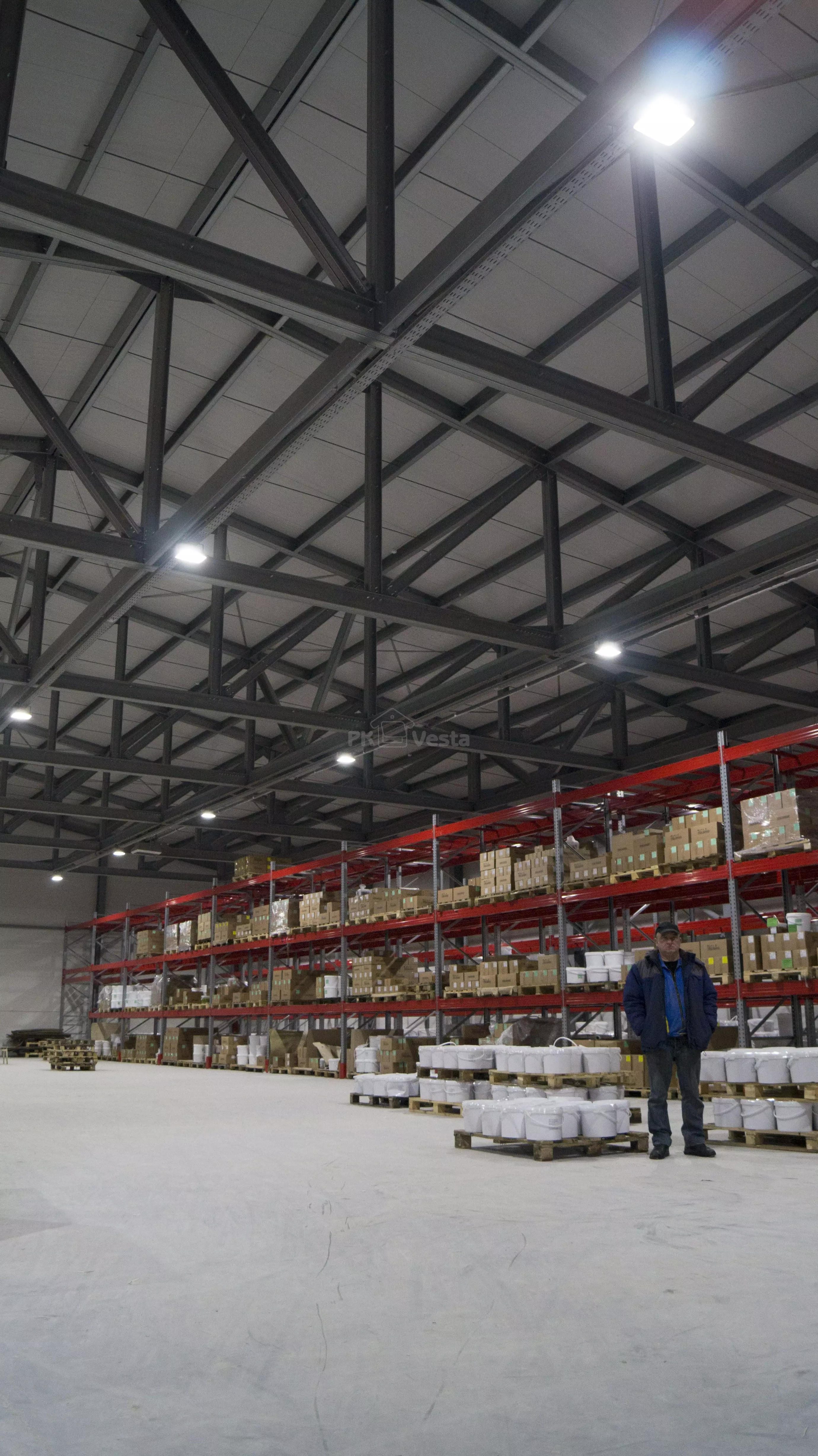 PK VESTA announces the completion of the assembly of pre-engineered vegetable processing center and warehouse 29W x 50L x 7.1H in Tula, Russia