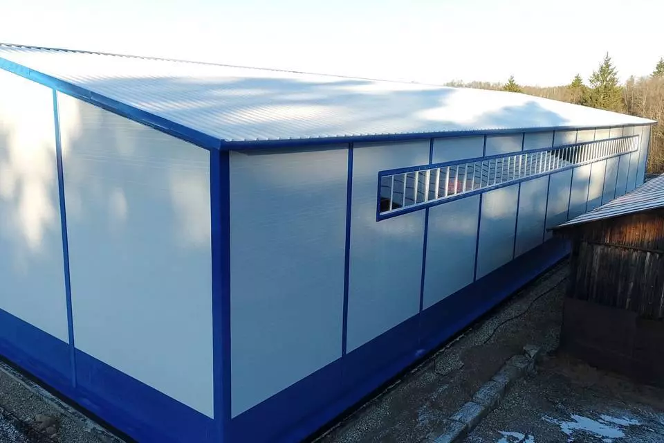 PK Vesta plant announces the completion of the 24x60x6 prefabricated steel warehouse from LSGF in Okulovka village, Russia