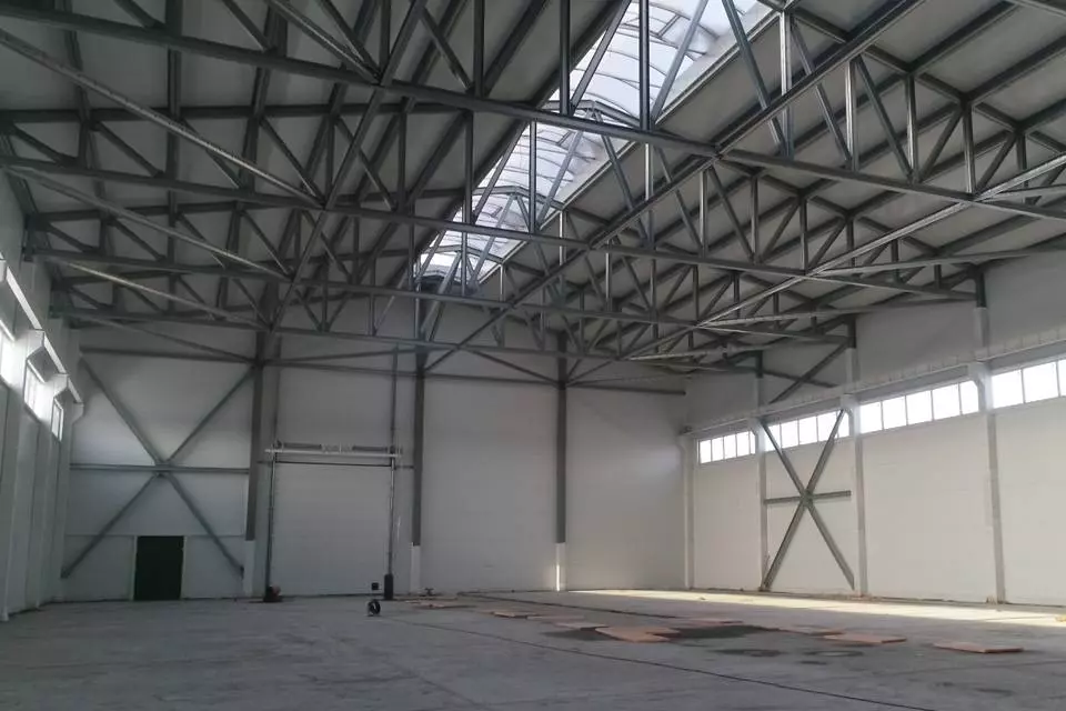 PK Vesta plant announces the completion of the assembly of a pre-fabricated plant / office 24x60x8 for the manufacture of solar panels in Aksai, Kazakhstan
