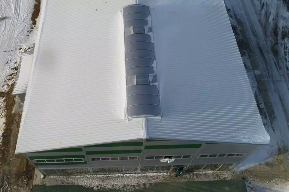 PK Vesta plant announces the completion of the assembly of a pre-fabricated plant / office 24x60x8 for the manufacture of solar panels in Aksai, Kazakhstan