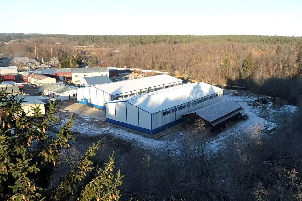 PK Vesta plant announces the completion of the 24x60x6 prefabricated steel warehouse from LSGF in Okulovka village, Russia