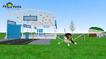 211. Two pre-engineered workshops (15W x 12L x 6H and 15W x 36L x 6.2H) for processing various metals and alloys in Pavlovsky Posad, Russia